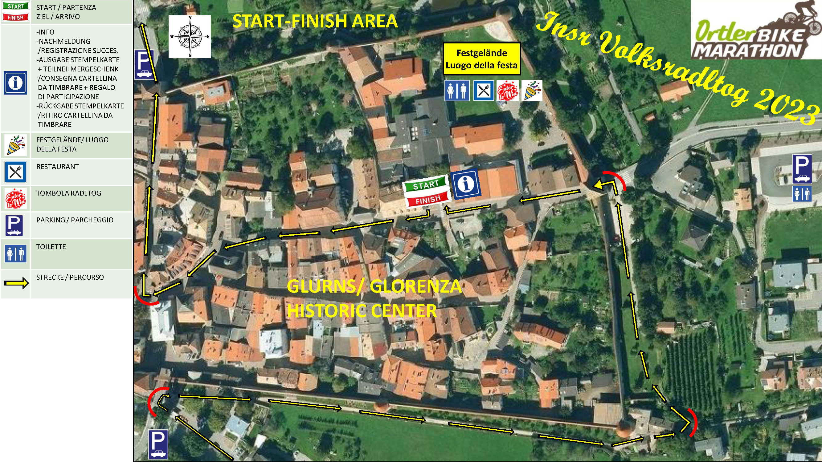 Anreise und Plan im Glurns